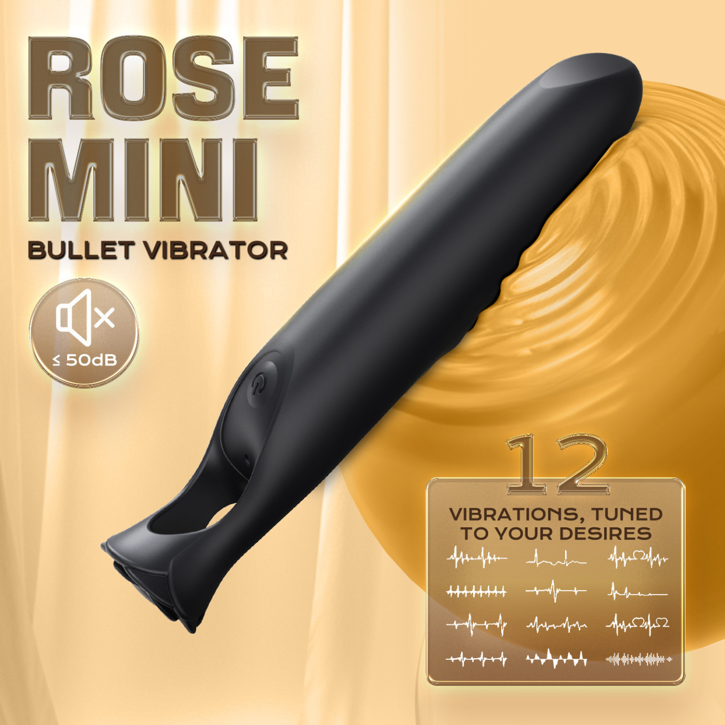 Mini Rose Finger Bullet Mini Vibrator -WeLovePlugs
