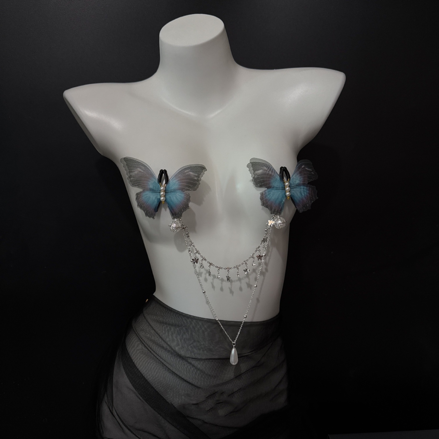 Wings & Whispers Butterfly Nipple Clamp Clips-WeLovePlugs