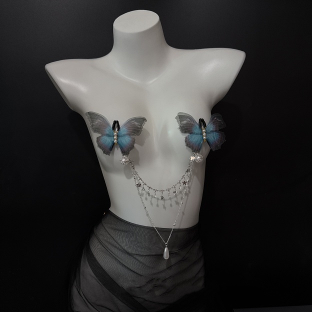 Wings & Whispers Butterfly Nipple Clamp Clips-WeLovePlugs