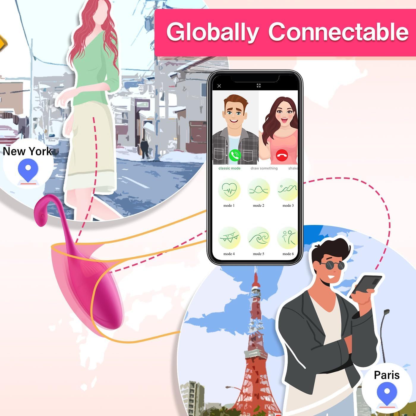 APP Remote Control G-spot Panty Vibrator 10 Vibrations