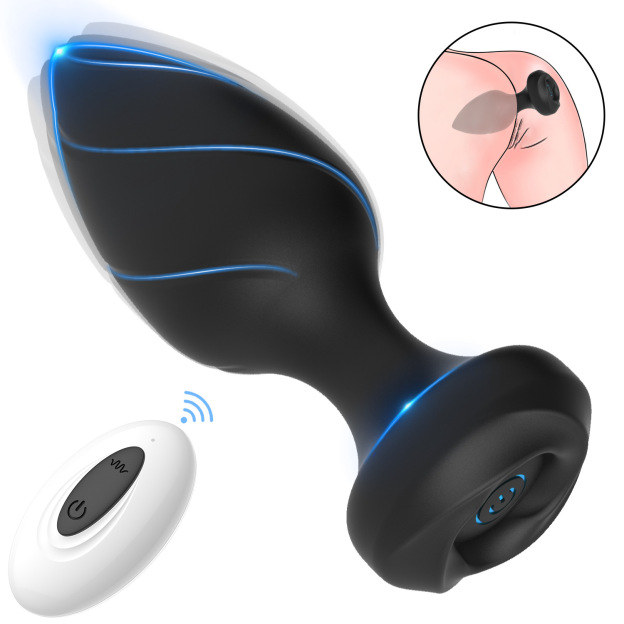 10-Speed Remote Threaded Anal Plug