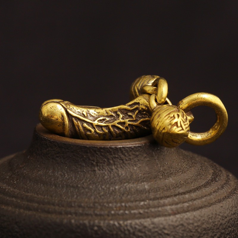 Copper Penis Pendant Unique Fashion -WeLovePlugs