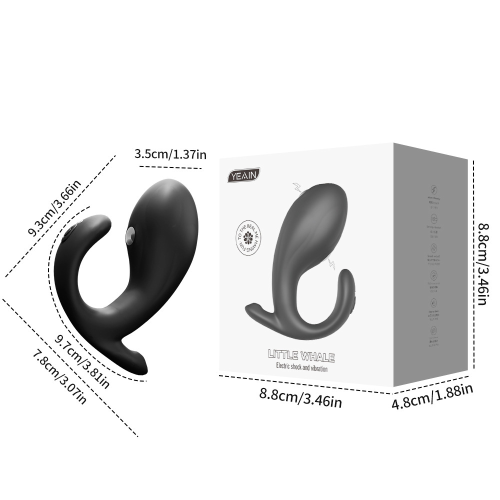 Whale-Shaped Silicone Butt Plug - image 1