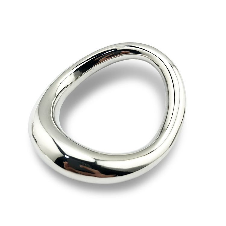Ergonomic Steel Cock Ring -WeLovePlugs