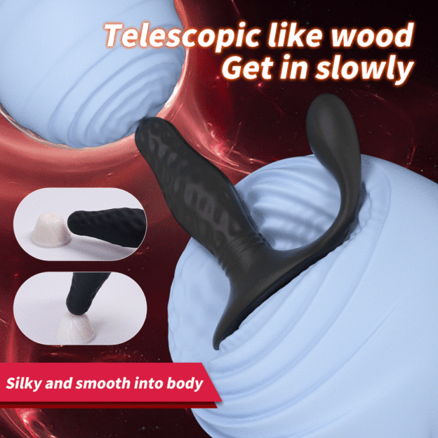 OrgasmoWave - Remote Control 3-in-1 Butt Plug Prostate Massager