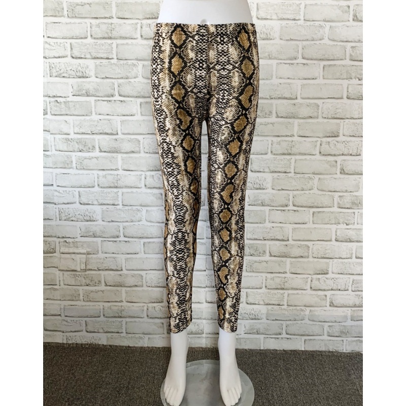 Snake Printed High-Waist Leggings - image 9