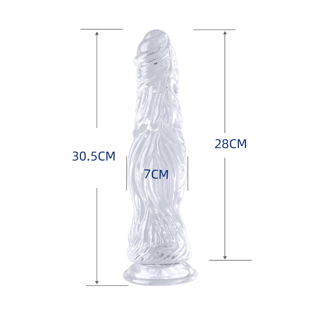 Realistic Suction Cup Dildo – Body-Safe TPE, Textured & Flexible for G-Spot & Anal Play