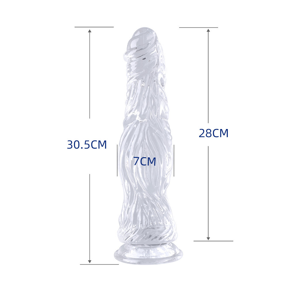 Realistic Suction Cup Dildo – Body-Safe TPE, Textured & Flexible for G-Spot & Anal Play