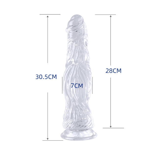 Realistic Suction Cup Dildo – Body-Safe TPE, Textured & Flexible for G-Spot & Anal Play