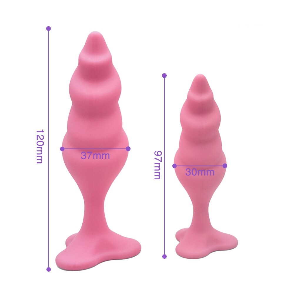 Soft Silicone Anal Plug with Rounded Tip & Flared Base - image 13