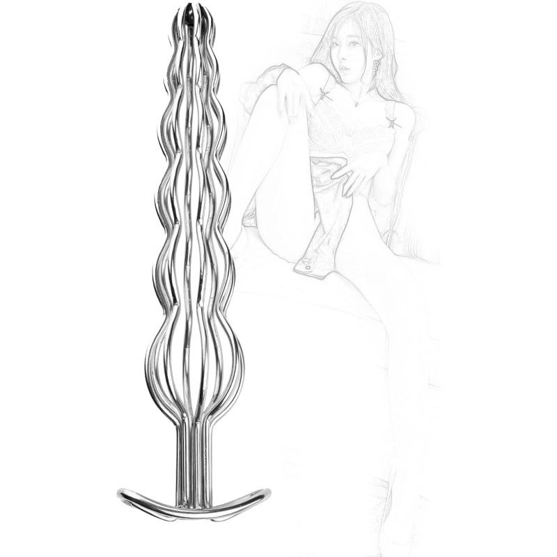  Stainless Steel Hollow Anal Butt Plug-WeLovePlugs