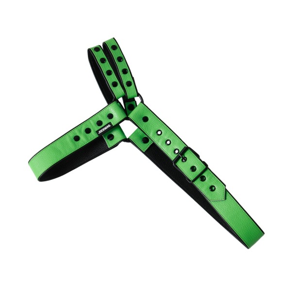 Adjustable Jockmail Men's Harness - Green - One Size - image 1