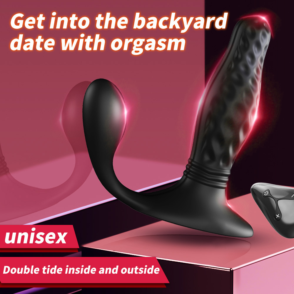 OrgasmoWave - Remote Control 3-in-1 Butt Plug Prostate Massager
