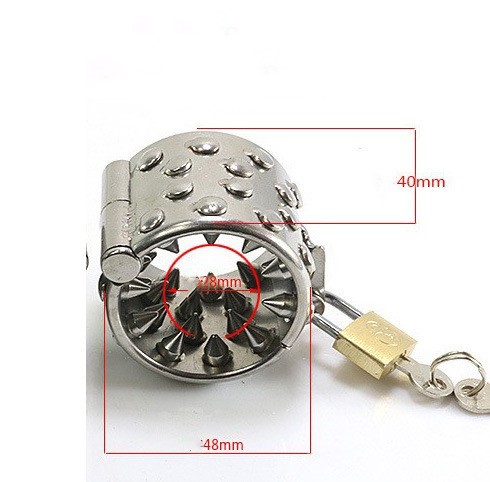 CBT Fetish Torture Play Spiked Cock Ring