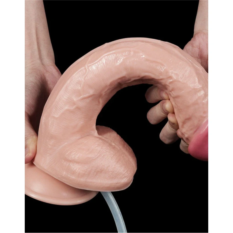 Ealistic Suction Cup Dildo With Squeezable Bulb - image 6