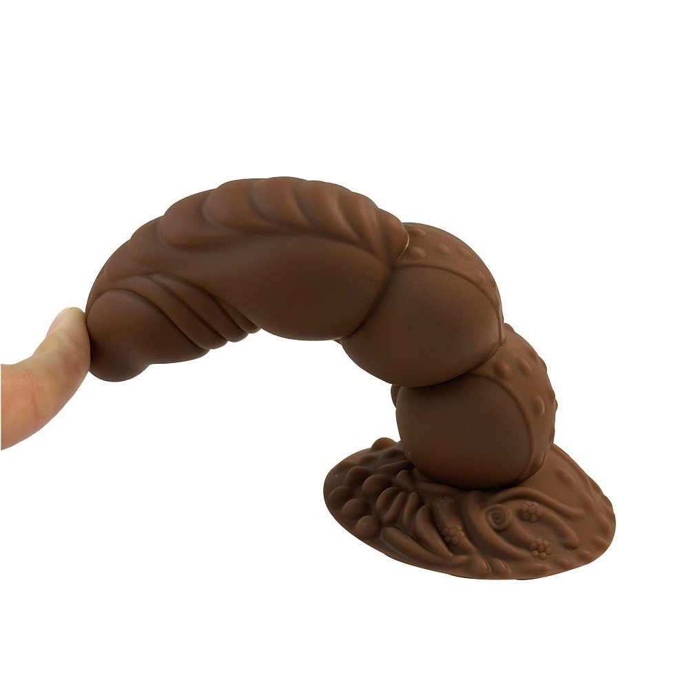 Brown Tentacle Fantasy Anal Plug Dildo