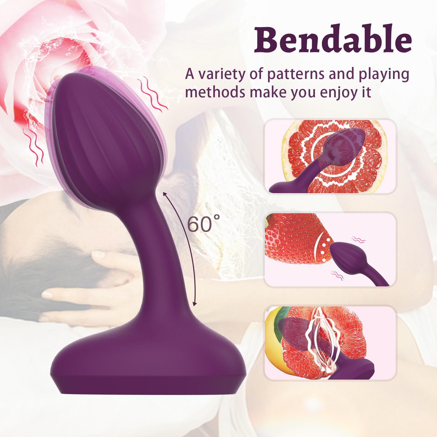 SilkyTouch Remote Control Vibrating Anal Butt Plug-WeLovePlugs