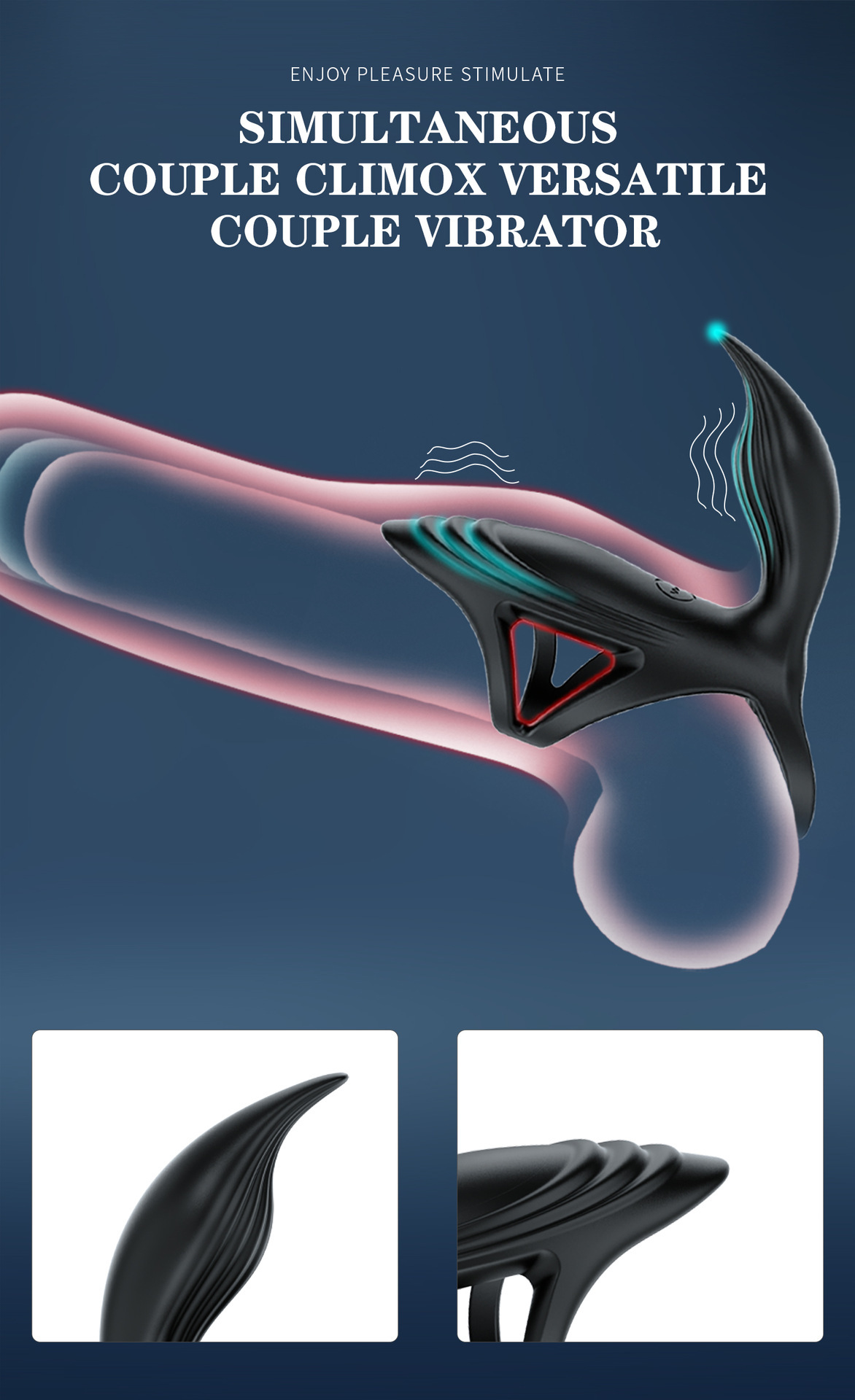 Dual-Stimulation Vibrating Penis Ring for Couples – APP-Controlled & Body-Safe-WeLovePlugs