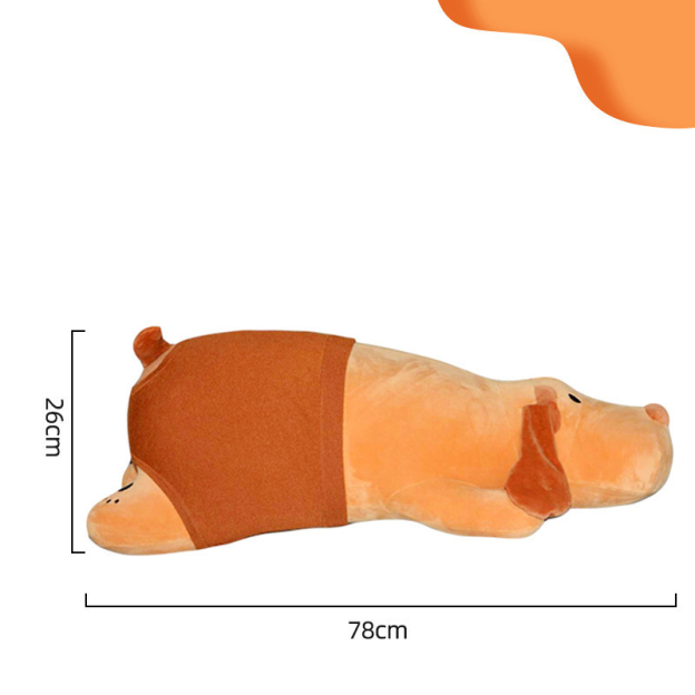 Dual-Use Infinity Bear Pillow – Cozy Cuddles Plush Doll Fucking Machine with Dildo