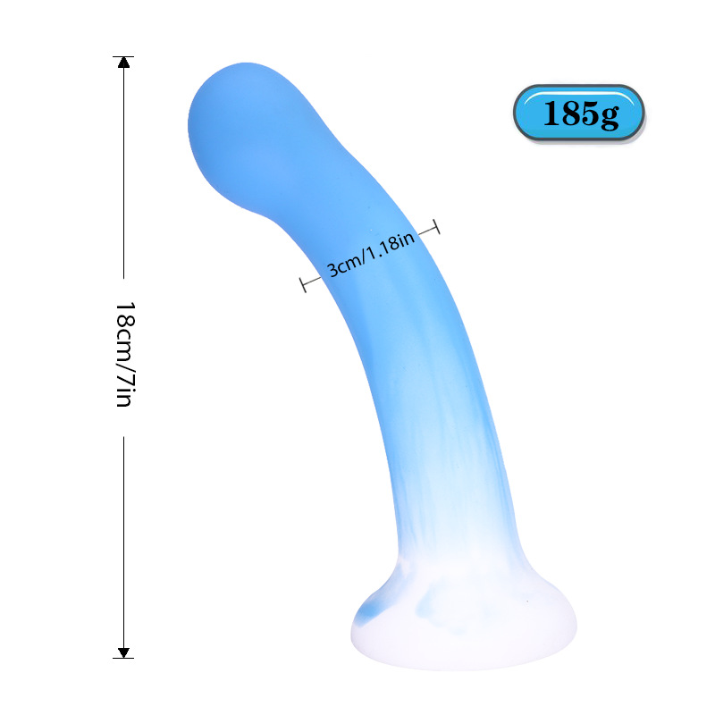 Chromasculpt Gradient Silicone Butt Plug Dildo