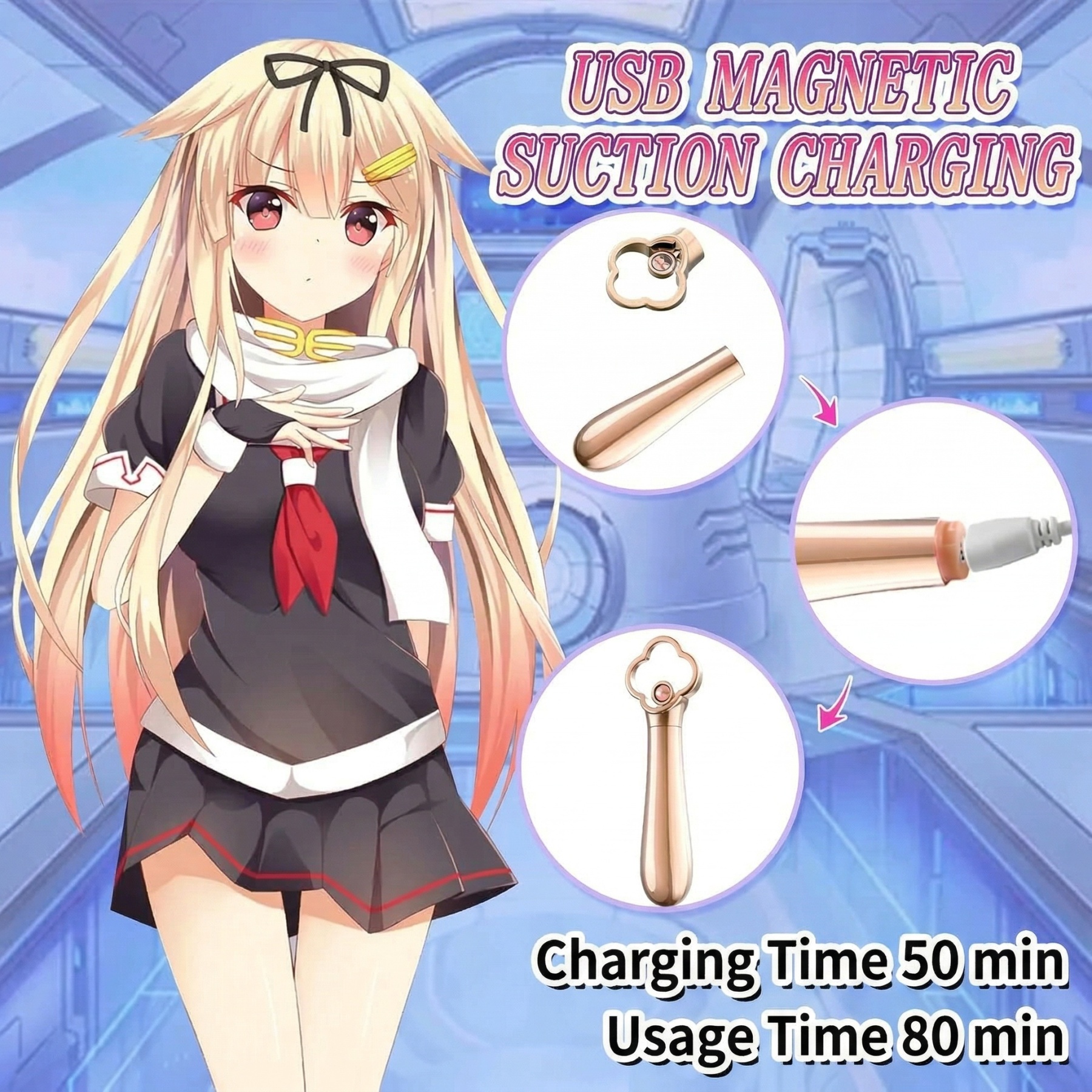 The Luxe Petite Gold Wand - image 3