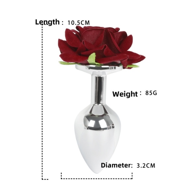 EcoRose – Sustainable Floral Anal Plug & Nipple Clamp Set-WeLovePlugs