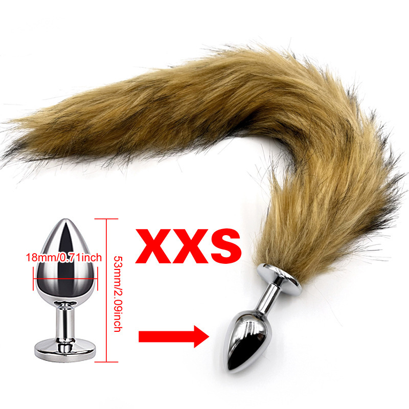 Fluffy Fantasy Animal Fox Wolf Tail Butt Plug-WeLovePlugs