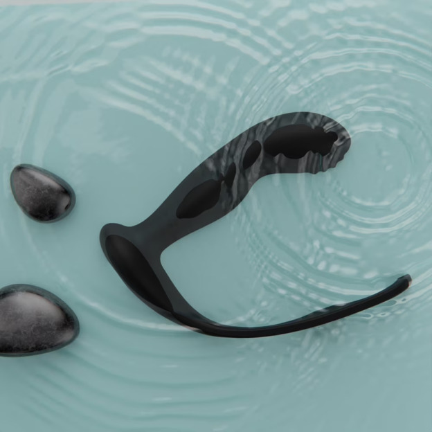 App-Controlled Anal Vibrator with Dual Penis Ring - image 6