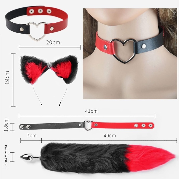 Three-piece Fox Tail Costume Set - image 6