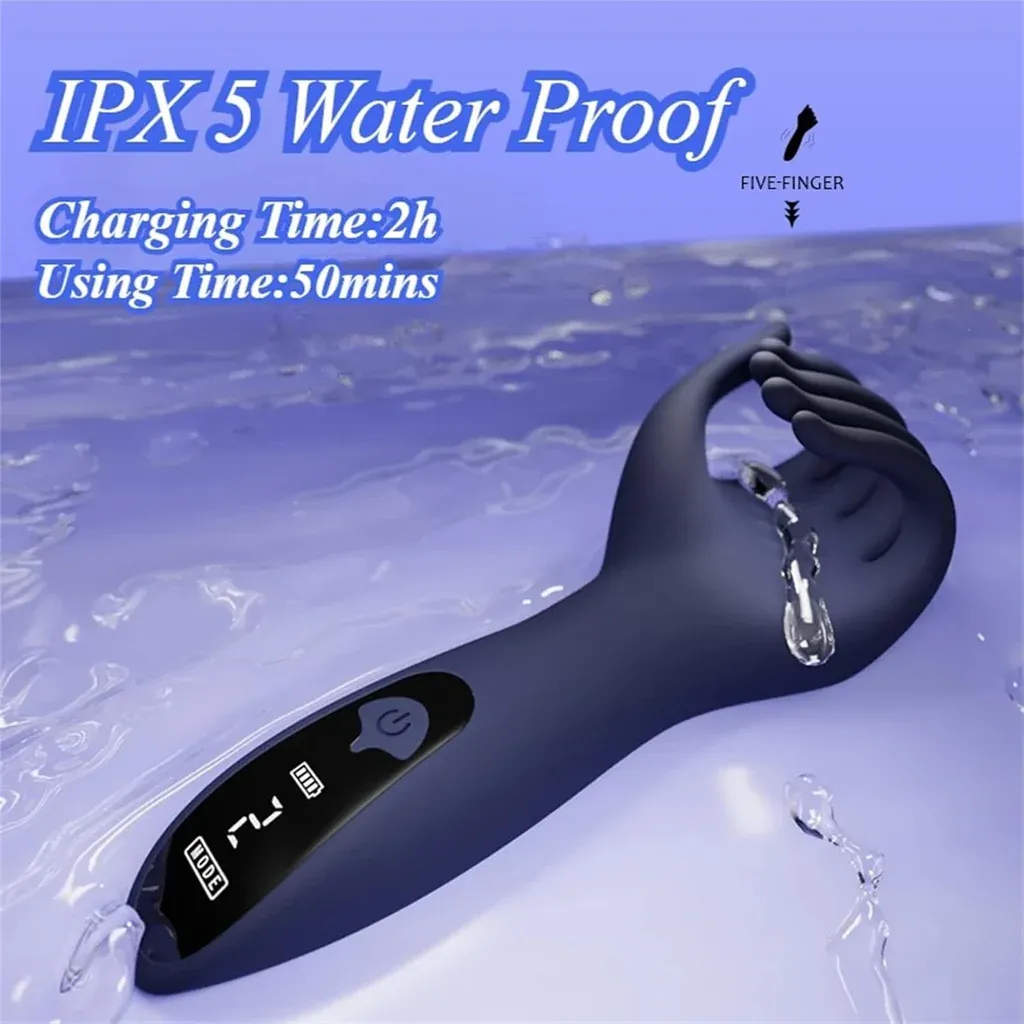 Rechargeable 10-Speed Male Vibrator with Magnetic Charge - image 6