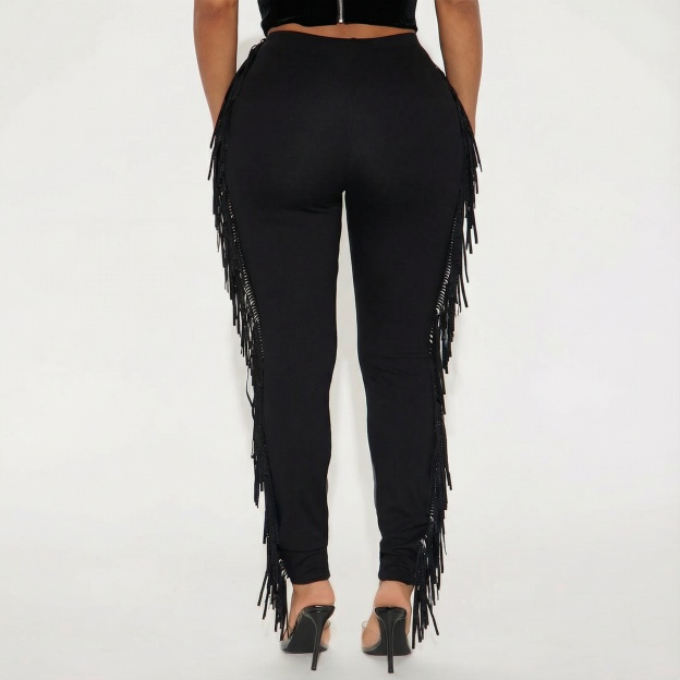 Rhinestone Fringe Legging - image 3