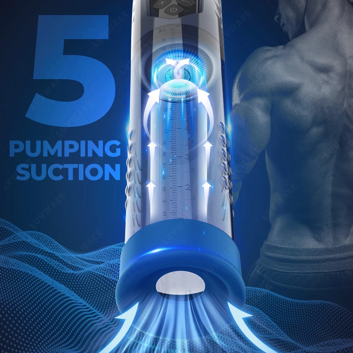 Automatic Electric Penis Pump with Digital Display