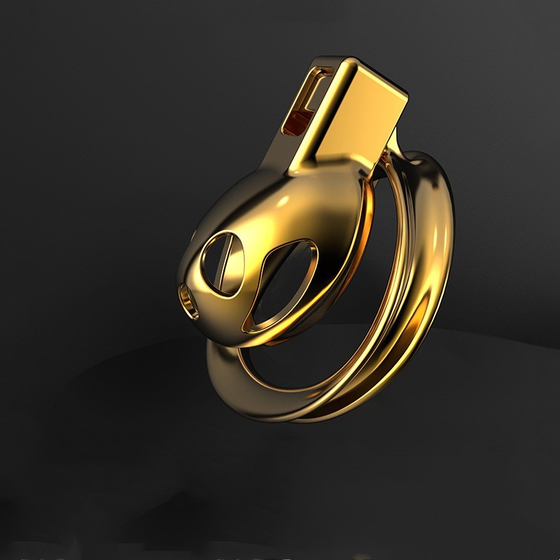 Sissy Gold Chastity Cage -WeLovePlugs