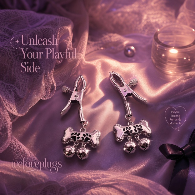 Dog Paw Bell Nipple Clamps - image 4