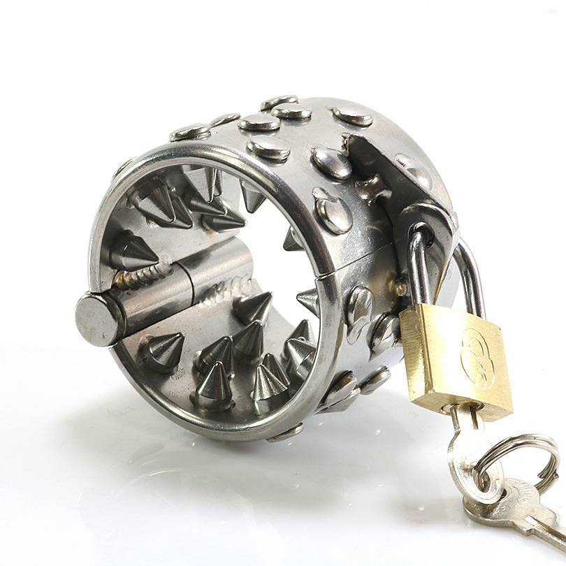 CBT Fetish Torture Play Spiked Cock Ring