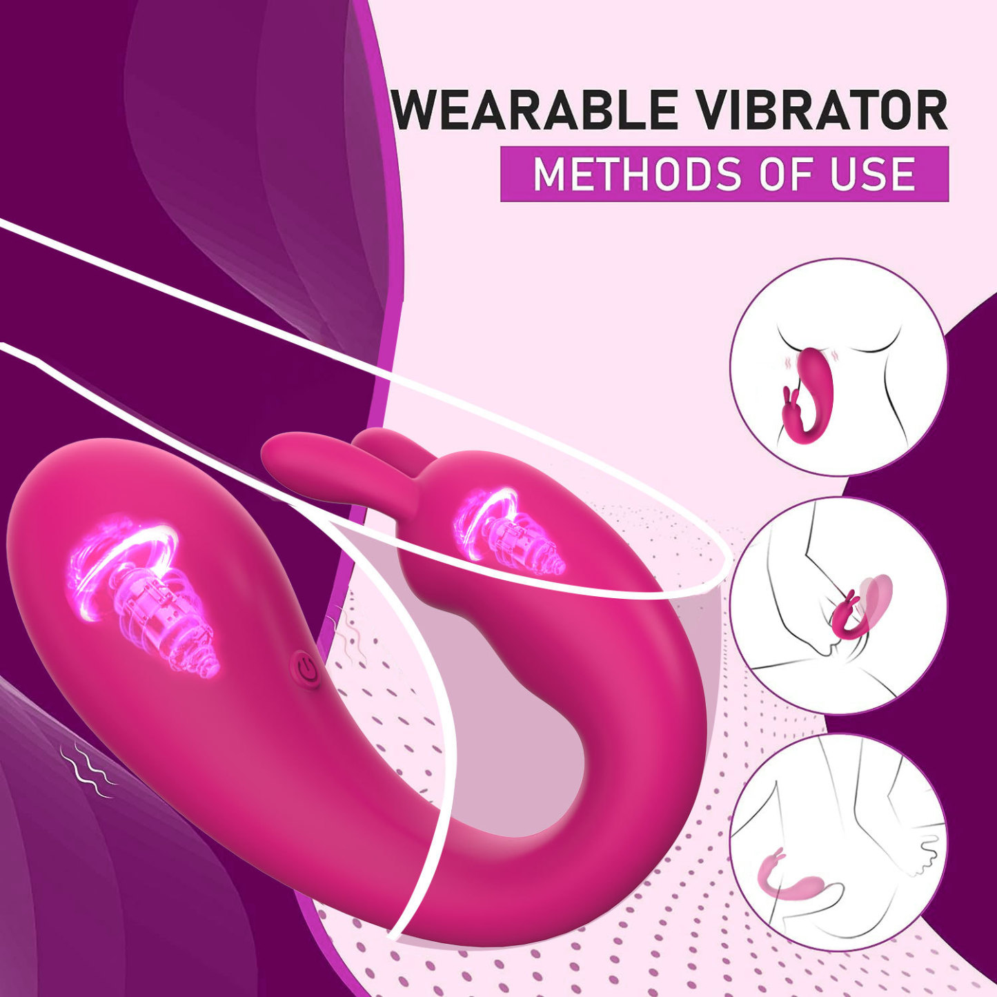 3.93'' Triple Stimulation 2-in-1 Vibrator - image 6