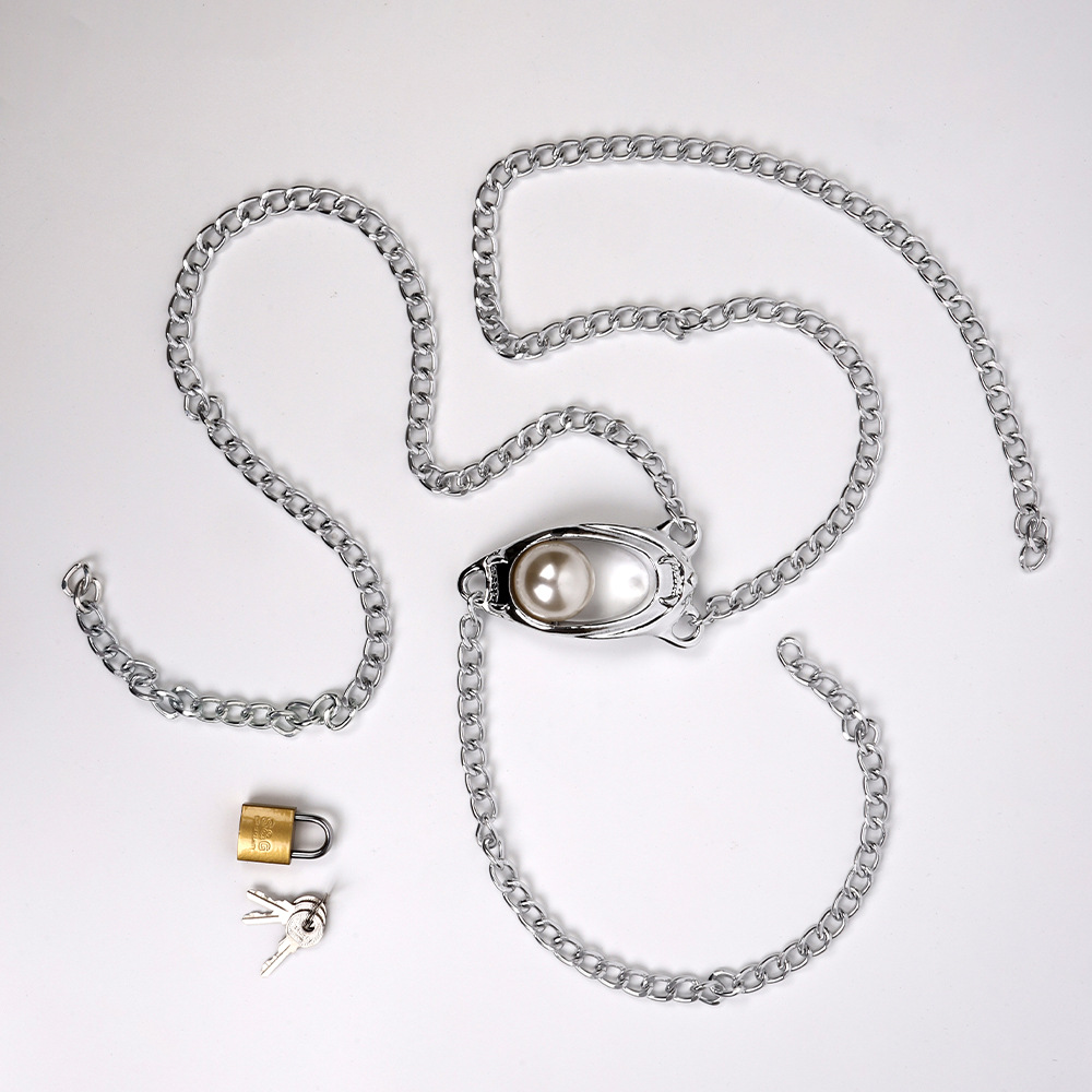 Women Chastity Belt Devices with Metal Lock-WeLovePlugs