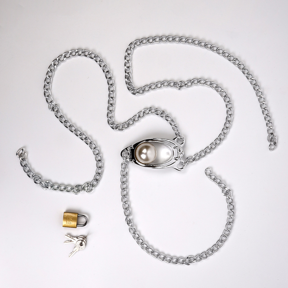 Women Chastity Belt Devices with Metal Lock-WeLovePlugs