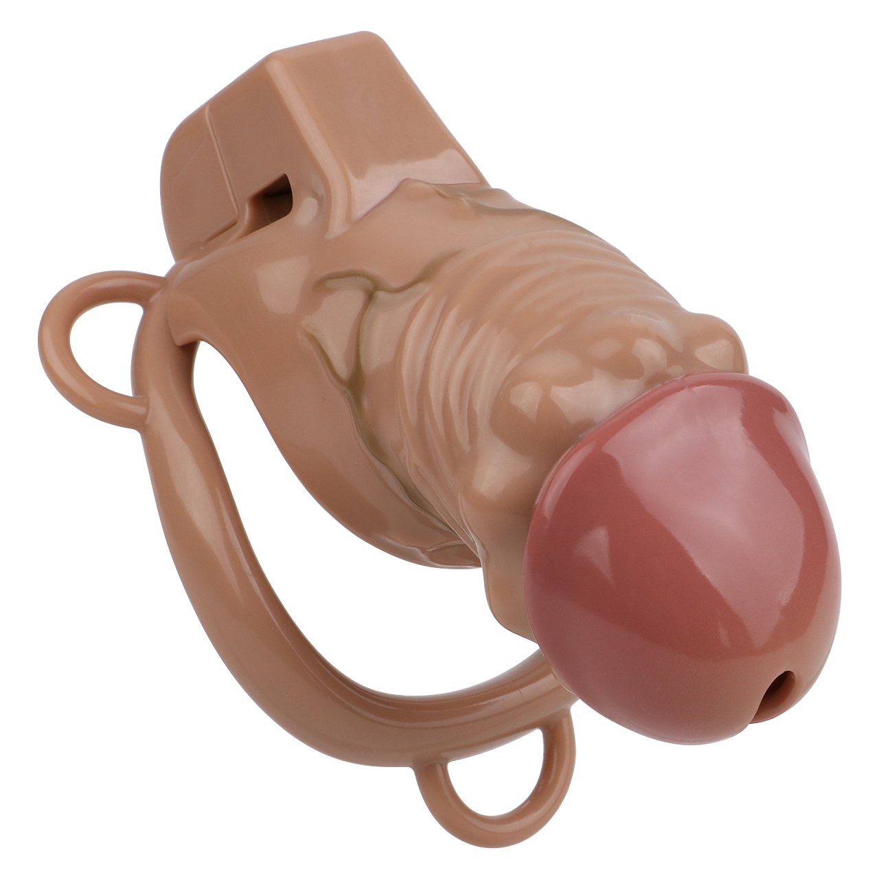 Realistic Phallic Chastity Cage - Breathable Resin Restraint-WeLovePlugs