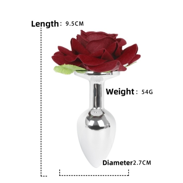 EcoRose – Sustainable Floral Anal Plug & Nipple Clamp Set-WeLovePlugs