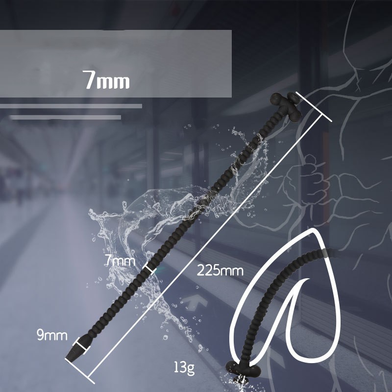 Silicone Hollow Urethral Sound -WeLovePlugs