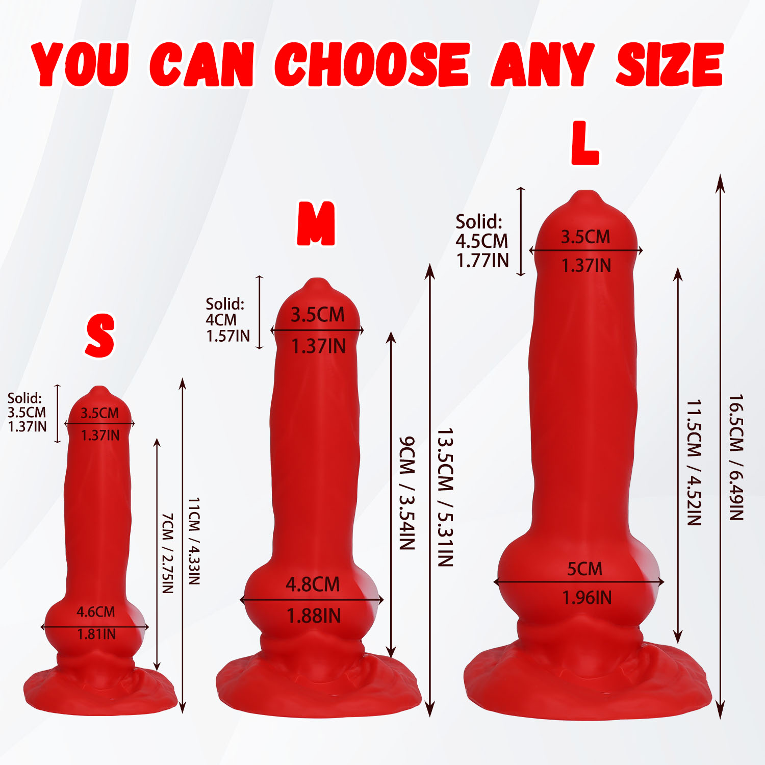 Alpha Canine Knot Fantasy Silicone Dildo - image 8