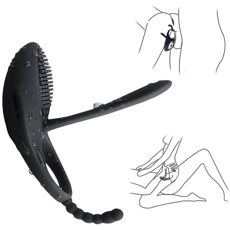 Prostatepulse Duo - Vibrating Massager With Cock Ring-WeLovePlugs
