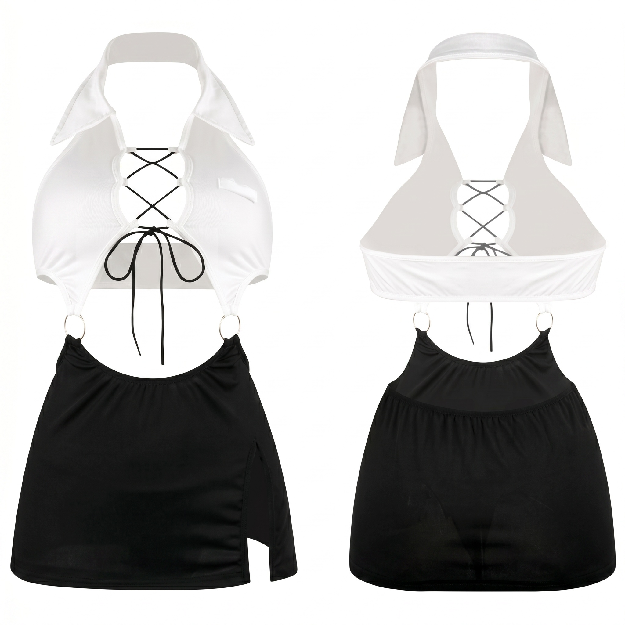 Secretary-Inspired Lingerie Costume Set - image 1