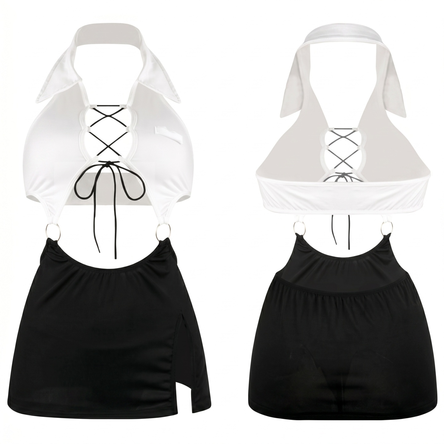 Secretary-Inspired Lingerie Costume Set - image 1