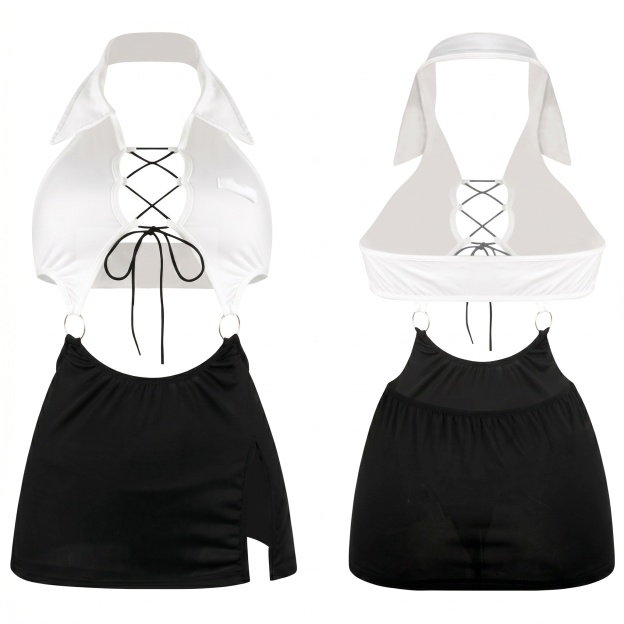 Secretary-Inspired Lingerie Costume Set - image 1