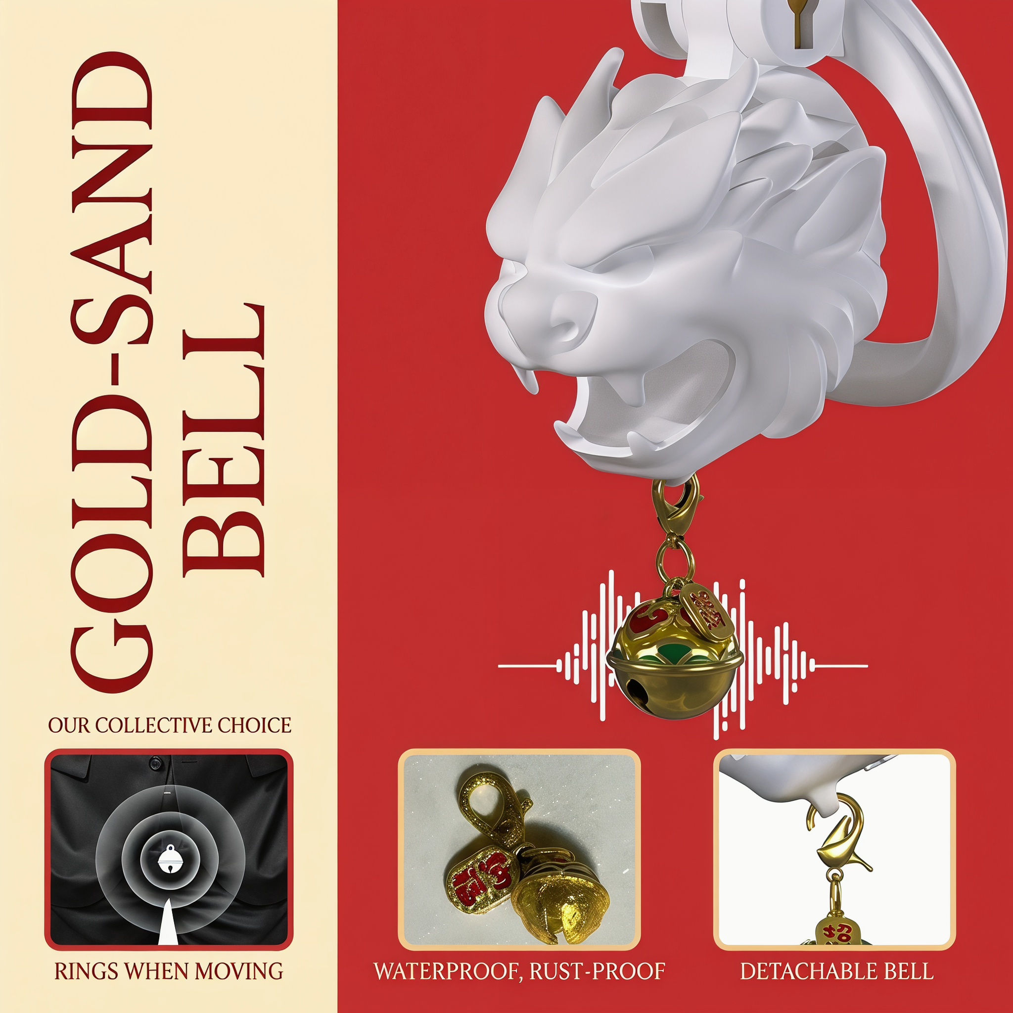 Lucky Lion Head Chastity Cage - image 1