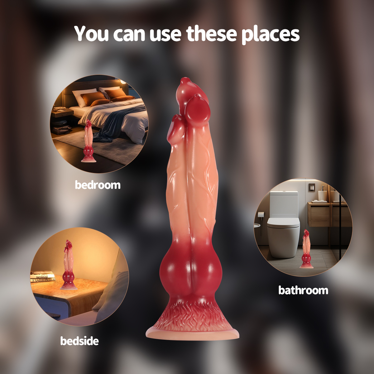 Triple-Knot Canine Fantasy Dildo - image 14