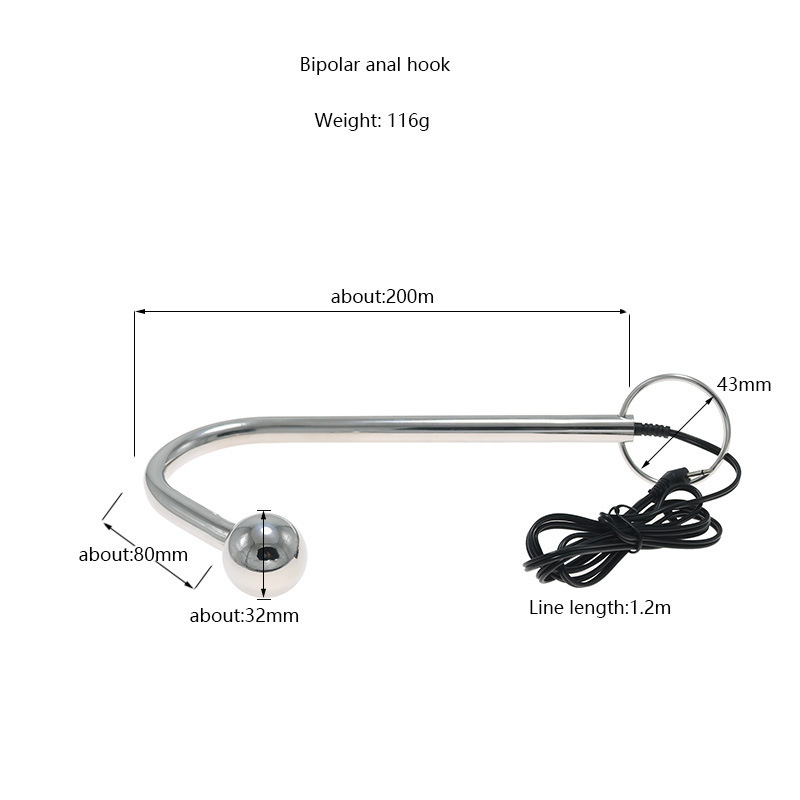 Electro Stim Anal Hook with Aluminum Alloy Design - image 1