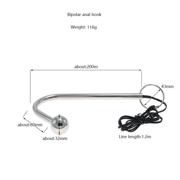 Electro Stim Anal Hook with Aluminum Alloy Design - image 1